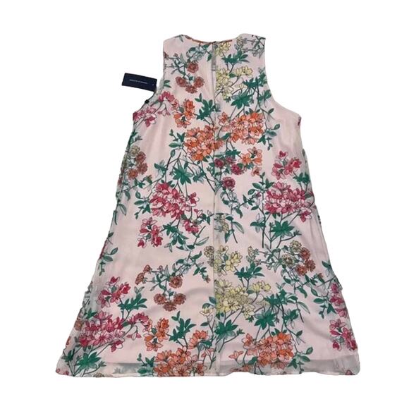 NWT Tommy Hilfiger Pink Floral-Print Chiffon Trapeze Dress - SIZE 8 - Picture 2 of 9